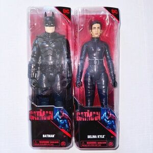 NEW The Batman Movie - Batman and Selina Kyle / Catwoman Action Figure Doll Toys
